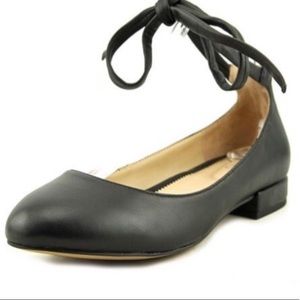 Franco Sarto Ballet ankle tie flats